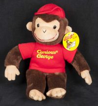 Gund Curious George Monkey Plush Style#7533 7534